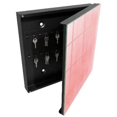 Schlüsselschrank für den Flur Rosa Hintergrund