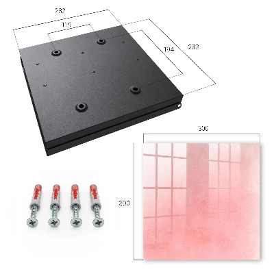 Schlüsselschrank für den Flur Rosa Hintergrund