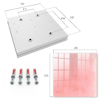 Schlüsselschrank für den Flur Rosa Hintergrund