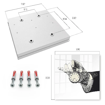 Schlüsselschrank für den Flur Taschenuhr