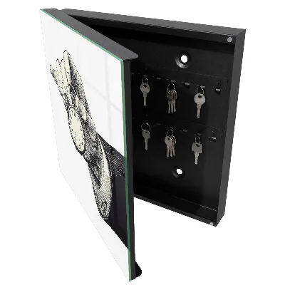 Schlüsselschrank für den Flur Taschenuhr