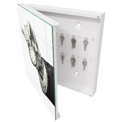 Schlüsselschrank für den Flur Taschenuhr
