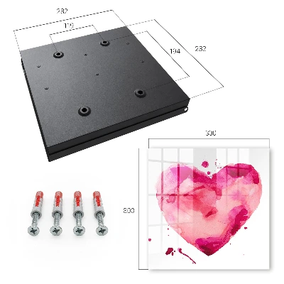 Schlüsselschrank für den Flur Herz der Liebe