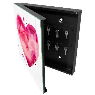 Schlüsselschrank für den Flur Herz der Liebe