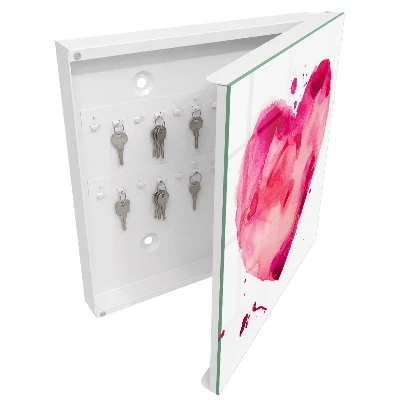 Schlüsselschrank für den Flur Herz der Liebe
