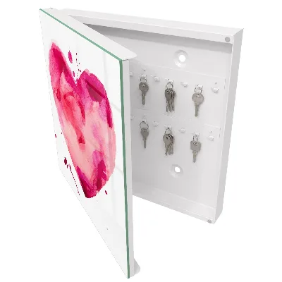 Schlüsselschrank für den Flur Herz der Liebe