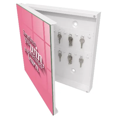Schlüsselschrank für den Flur Manchmal gewinnt man, manchmal lernt man.