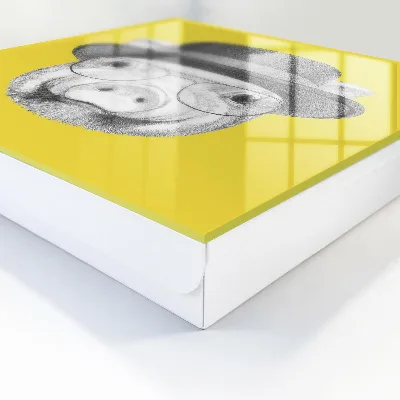 Schlüsselkasten modern Glückliches kleines Schweinchen
