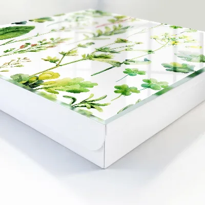 Schlüsselschrank für den Flur Pflanzen-Aquarell