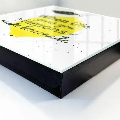 Schlüsselschrank Zitronenmotiv