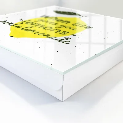 Schlüsselschrank Zitronenmotiv