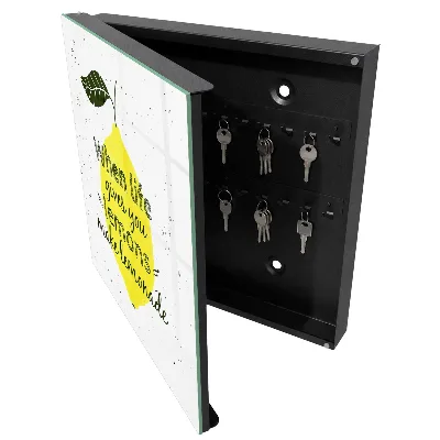 Schlüsselschrank Zitronenmotiv