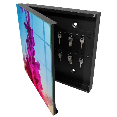 Schlüsselkasten modern Farbenfrohe Dynamik