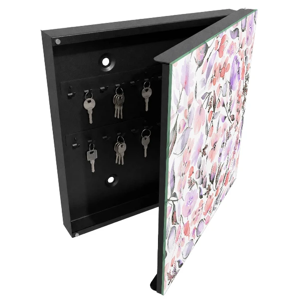 Schlüsselschrank Pastellblumen