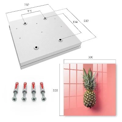 Schlüsselschrank Exotische Ananas
