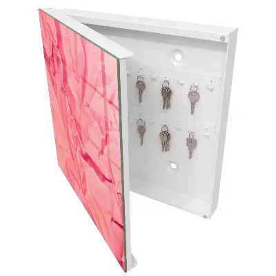 Schlüsselschrank Rosa Textur