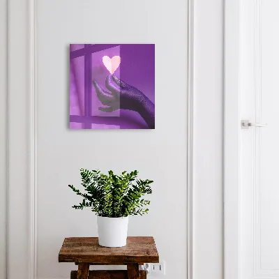 Schlüsselkasten modern Lila Liebe