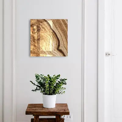 Schlüsselschrank für den Flur Wellen aus Holz