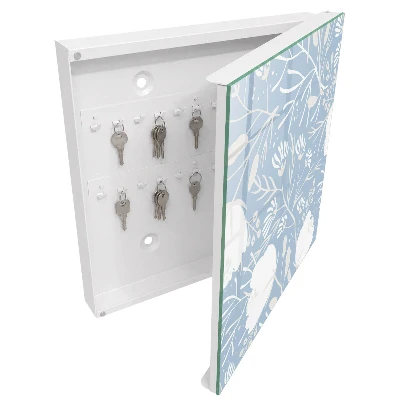 Schlüsselschrank für den Flur Pflanzenmotive