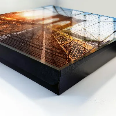 Schlüsselschrank für den Flur Die untergehende Sonne