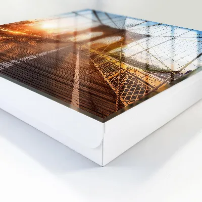 Schlüsselschrank für den Flur Die untergehende Sonne