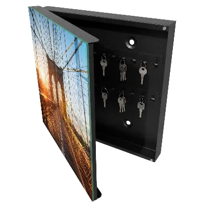 Schlüsselschrank für den Flur Die untergehende Sonne