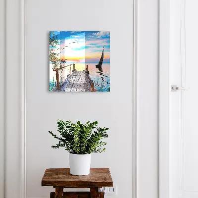 Schlüsselschrank für den Flur Friedliche Landschaft