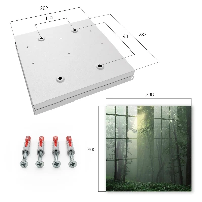 Schlüsselschrank für den Flur Waldnebel