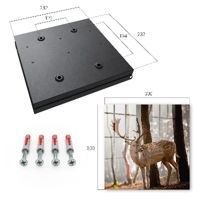Schlüsselschrank Hirsche im Wald