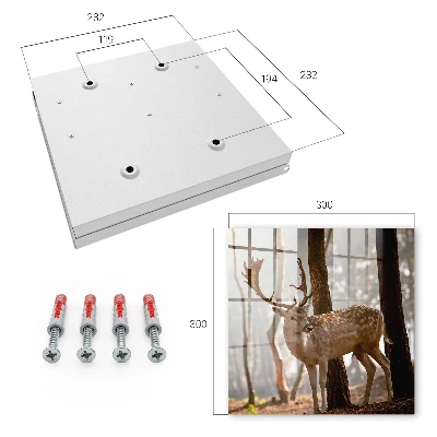 Schlüsselschrank Hirsche im Wald