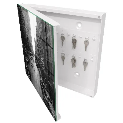 Schlüsselschrank Alltagsleben in der Stadt