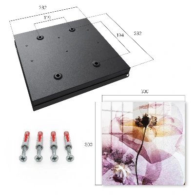 Schlüsselschrank für den Flur Florale Eleganz