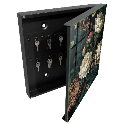 Schlüsselschrank für den Flur Pfingstrosen