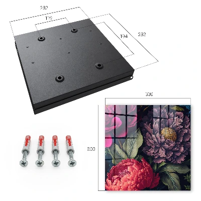 Schlüsselkasten modern Blumen des Luxus