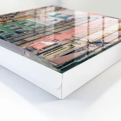 Schlüsselschrank Bunte Mietshäuser