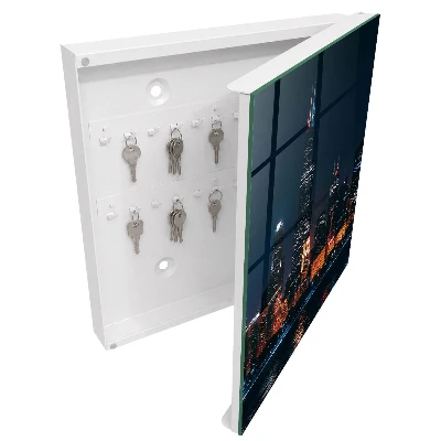 Schlüsselschrank für den Flur Nachtstadt