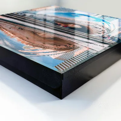 Schlüsselkasten modern Städtische Spiegelung