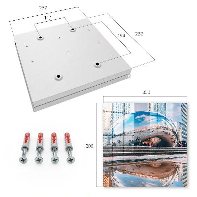 Schlüsselkasten modern Städtische Spiegelung