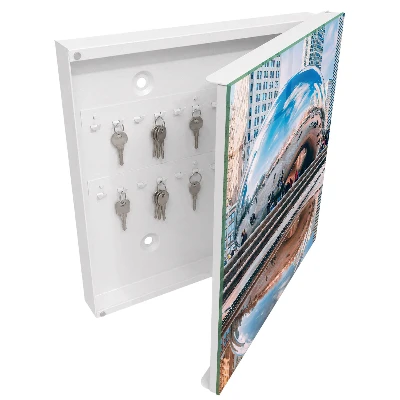 Schlüsselkasten modern Städtische Spiegelung