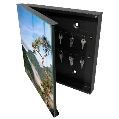 Schlüsselschrank für den Flur Berglandschaft