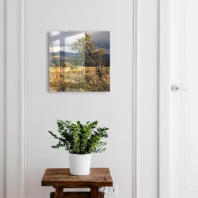 Schlüsselschrank Herbstlandschaft