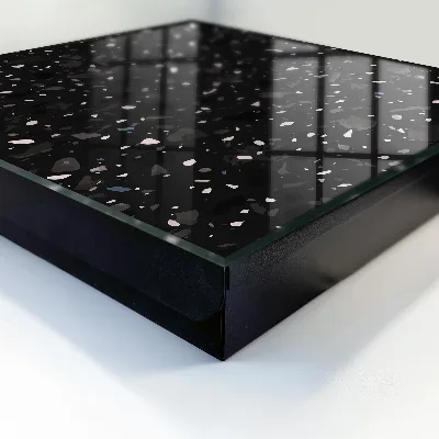 Schlüsselschrank Schwarzer Terrazzo