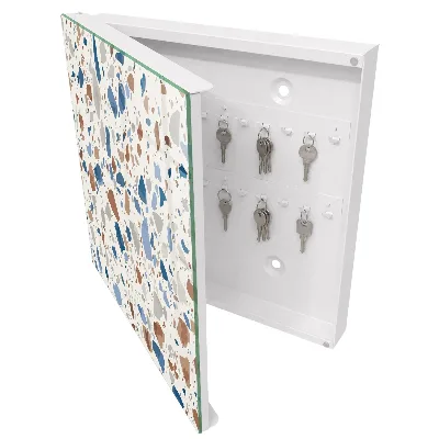 Schlüsselschrank für den Flur Steinmosaik