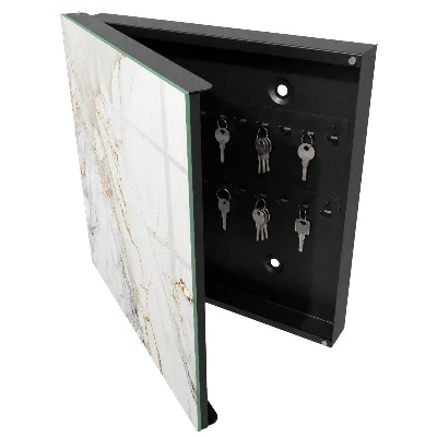 Schlüsselschrank für den Flur Marmor-Eleganz