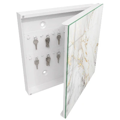 Schlüsselschrank für den Flur Marmor-Eleganz
