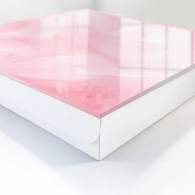 Schlüsselschrank Rosa Federn
