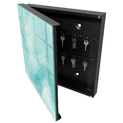 Schlüsselschrank Türkisfarbene Eleganz