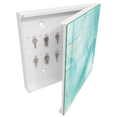 Schlüsselschrank Türkisfarbene Eleganz