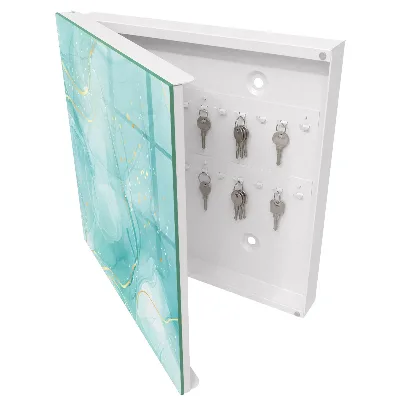 Schlüsselschrank Türkisfarbene Eleganz