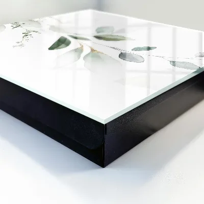 Schlüsselschrank Aquarellblätter